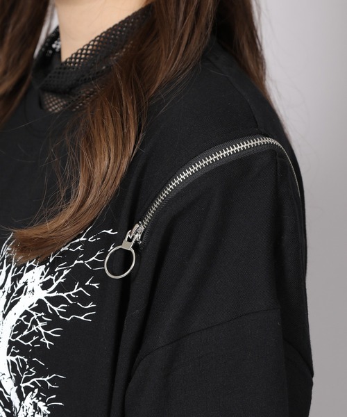 DARRDY(ダーディー)の「【DARRDY/ダーディー】肩ジップアソートデザイン 半袖オーバーサイズTシャツ(Tシャツ/カットソー・レディース・その他4/その他1/その他2/その他3・ONESIZE)」の13枚目の写真