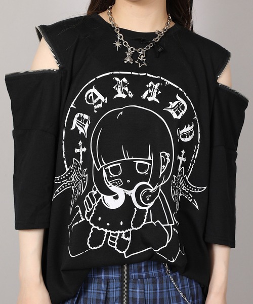 DARRDY(ダーディー)の「【DARRDY/ダーディー】肩ジップアソートデザイン 半袖オーバーサイズTシャツ(Tシャツ/カットソー・レディース・その他4/その他1/その他2/その他3・ONESIZE)」の16枚目の写真