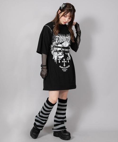 DARRDY(ダーディー)の「【DARRDY/ダーディー】肩ジップアソートデザイン 半袖オーバーサイズTシャツ(Tシャツ/カットソー・レディース・その他4/その他1/その他2/その他3・ONESIZE)」の18枚目の写真