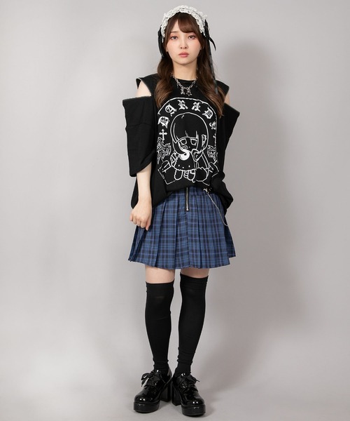 DARRDY(ダーディー)の「【DARRDY/ダーディー】肩ジップアソートデザイン 半袖オーバーサイズTシャツ(Tシャツ/カットソー・レディース・その他4/その他1/その他2/その他3・ONESIZE)」の20枚目の写真
