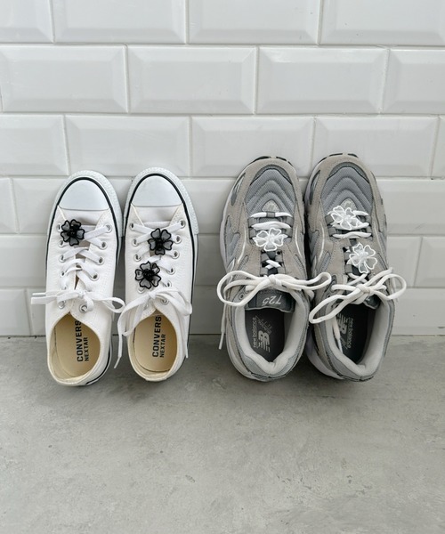 セール】フラワーレース シューズアクセサリー【3点セット】（シューズ