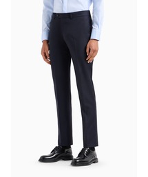 EMPORIO ARMANI | 【エンポリオ アルマーニ】パンツ ウーステッド バージンウール製 クリース入り(チノパンツ)