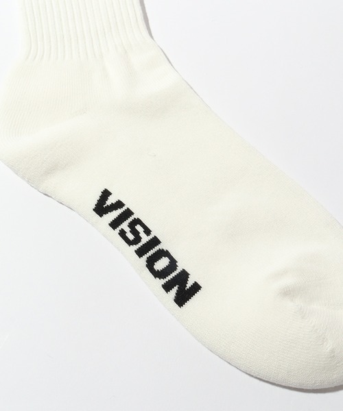 VISION STREET WEAR(ヴィジョンストリートウェア)の「【VISION STREET WEAR/ヴィジョンストリートウェア】ラインロゴ ミドルスケーターソックス(ソックス/靴下・メンズ・ホワイト系1/ホワイト系2/ホワイト系3・25~27cm/23~25cm)」の12枚目の写真