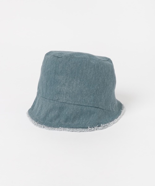 SMELLY（スメリー）の「デニムフリンジハット（ハット・レディース・グレー系その他/ブルー系その他・-）」の13枚目の写真