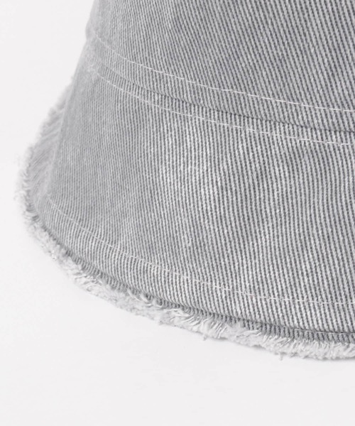 SMELLY（スメリー）の「デニムフリンジハット（ハット・レディース・グレー系その他/ブルー系その他・-）」の18枚目の写真