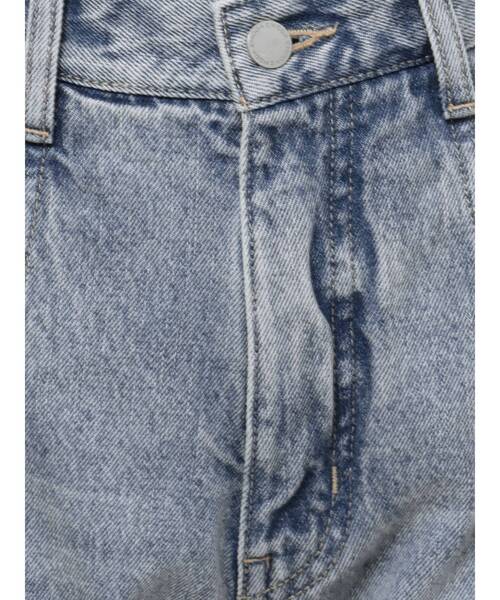 EMODA（エモダ）の「ルーズワイドハイウエストジーンズ（デニムパンツ・レディース・ブラック/ライトブルー・SMALL/MEDIUM）」の4枚目の写真