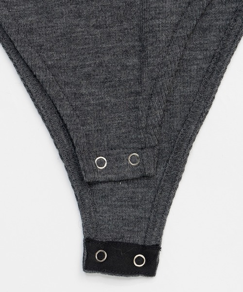 PRANK PROJECT(プランクプロジェクト)の「ポロボディスーツ / Polo Bodysuit(Tシャツ/カットソー・レディース・グレー/レッド/ホワイト・FREE)」の17枚目の写真