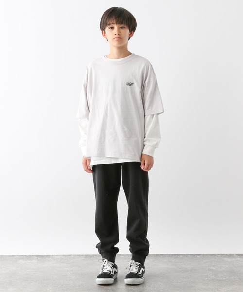 GLOBAL WORK(グローバルワーク)の「スゴラクストレッチカットデニムリブパンツ/115766(デニムパンツ・キッズ・ブルー/ブラック/ライトブルー/ダークブルー・120cm/130cm/140cm/150cm/160cm/170cm)」の5枚目の写真