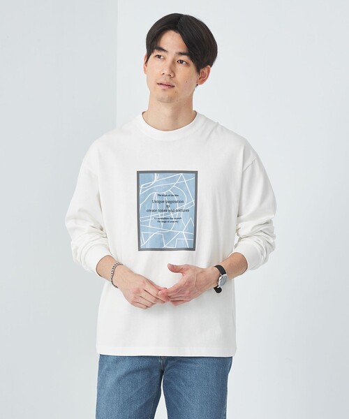 green label relaxing(グリーンレーベルリラクシング)の「<Phospho Graphica>グラフィック ロングスリーブ Tシャツ(Tシャツ/カットソー・メンズ・その他3/その他4/その他2/その他1・L/M/S)」の4枚目の写真
