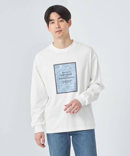 green label relaxing(グリーンレーベルリラクシング)の「<Phospho Graphica>グラフィック ロングスリーブ Tシャツ(Tシャツ/カットソー・メンズ・その他3/その他4/その他2/その他1・L/M/S)」の9枚目の写真