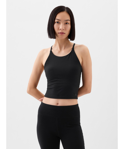 GAP(ギャップ)の「Gapfit Studio ロング丈 スポーツブラ(スポーツブラ・レディース・ブラック/グリーン/レッド・M/S/XS/L/XXS)」の2枚目の写真