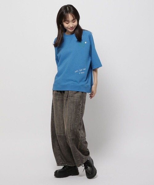 ニコアンドcolorTシャツ＆misayo フルドキプルオーバー　2点セット ニコアンドcolorTシャツ＆misayo フルドキプルオーバー2点セット