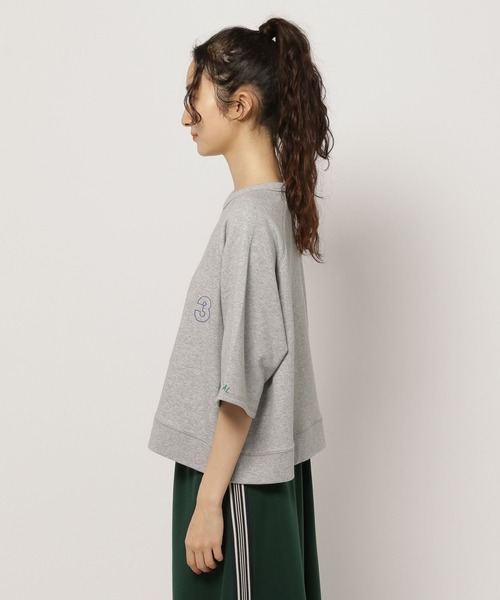 niko and...(ニコアンド)の「アソート刺繍半袖プルオーバー(Tシャツ/カットソー・レディース・ブルー/グレー/ナチュラル・SHORT/TALL)」の21枚目の写真