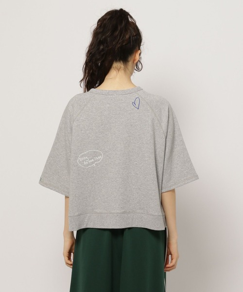 niko and...(ニコアンド)の「アソート刺繍半袖プルオーバー(Tシャツ/カットソー・レディース・ブルー/グレー/ナチュラル・SHORT/TALL)」の20枚目の写真