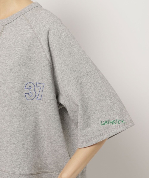 niko and...(ニコアンド)の「アソート刺繍半袖プルオーバー(Tシャツ/カットソー・レディース・ブルー/グレー/ナチュラル・SHORT/TALL)」の15枚目の写真