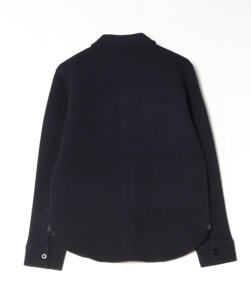 RRL（ダブル アール エル）の「（限定コレクション）バーズアイ ジャカード ウール ワークシャツ セーター（ニット/セーター・メンズ・ネイビー系1・L/M/S/XL/XS）」の8枚目の写真