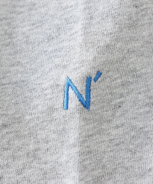 n'OrLABEL(ノアールレーベル)の「『立体袖ワンポイント刺繍スウェット』(スウェット・レディース・ネイビー/ボルドー/杢グレー/グレイッシュブルー・2/1)」の12枚目の写真