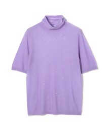 美品⭐︎トゥモローランド　カシミヤブレンド　タートルニット　ハイネック　水色 TOMORROWLAND｜トゥモローランドのニット/セーター