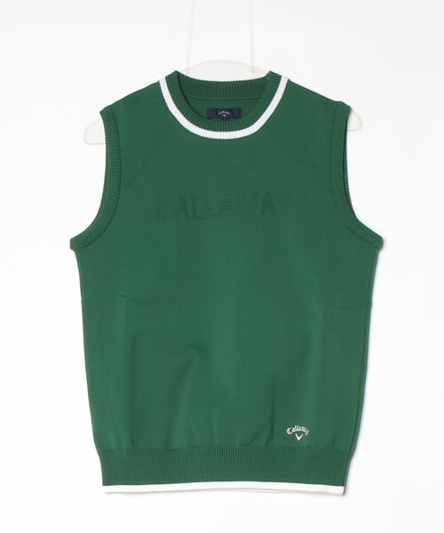 Callaway ピンタックロゴニットベスト ピンタックロゴニットベスト (WOMENS) | ウィメンズトップス