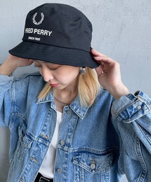 [FRED PERRY/フレッドペリー] ローレルリースロゴ刺繍 コットンバケットハット