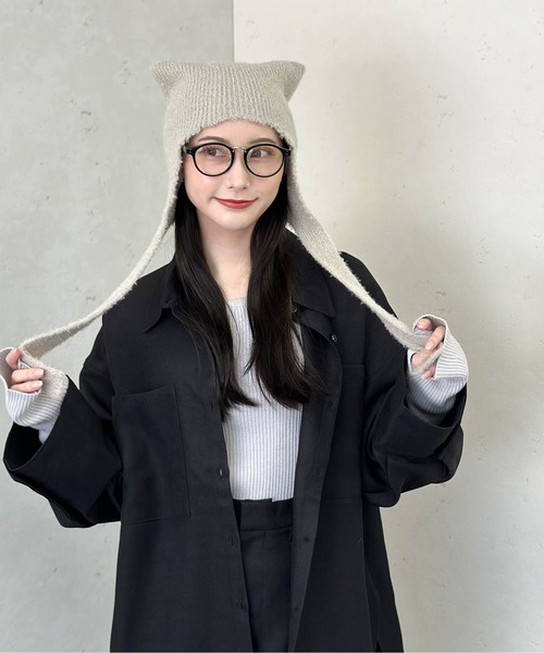 セール】猫耳ワッチ（ニットキャップ/ビーニー）｜Per sist ence