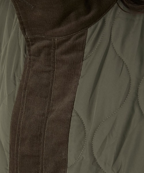 forksy.（フォルクシー）の「【forksy.】異素材切り替えキルティング