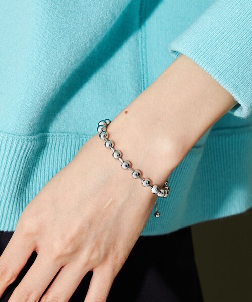 CITEN(シテン)の「<CITEN>ツブツブブレスレット(ブレスレット・レディース・シルバー/ゴールド・FREE)」の2枚目の写真