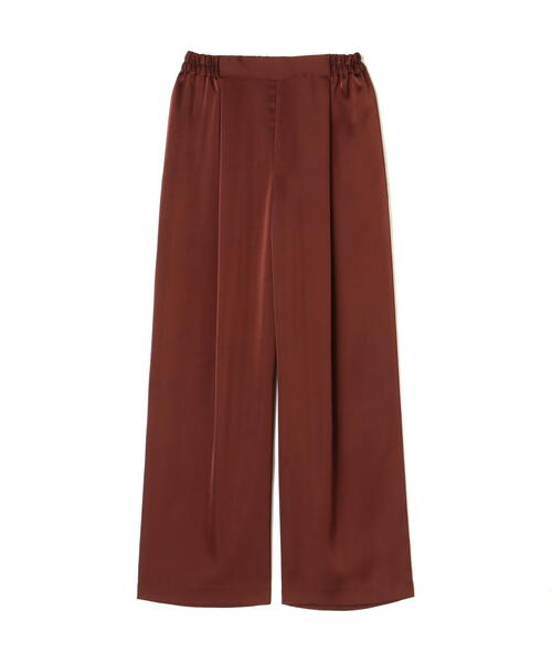N.(N. Natural Beauty Basic)(エヌエヌナチュラルビューティーベーシック)の「◆イージーサテンワイドパンツ(その他パンツ・レディース・ブラウン/ベージュ・MEDIUM/SMALL)」の4枚目の写真