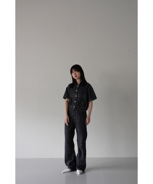 Uenui（ウニュイ）の「【ZOZO限定】ベーシック デニム パンツ（デニムパンツ・レディース・インディゴブルー・S/M）」の6枚目の写真