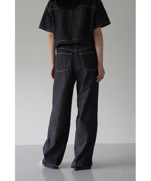 Uenui（ウニュイ）の「【ZOZO限定】ベーシック デニム パンツ（デニムパンツ・レディース・インディゴブルー・S/M）」の5枚目の写真