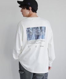 RAGEBLUE | バックプリントフォト/ポンチクルーネックロンT(Tシャツ/カットソー)