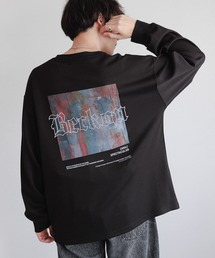 RAGEBLUE | バックプリントフォト/ポンチクルーネックロンT(Tシャツ/カットソー)