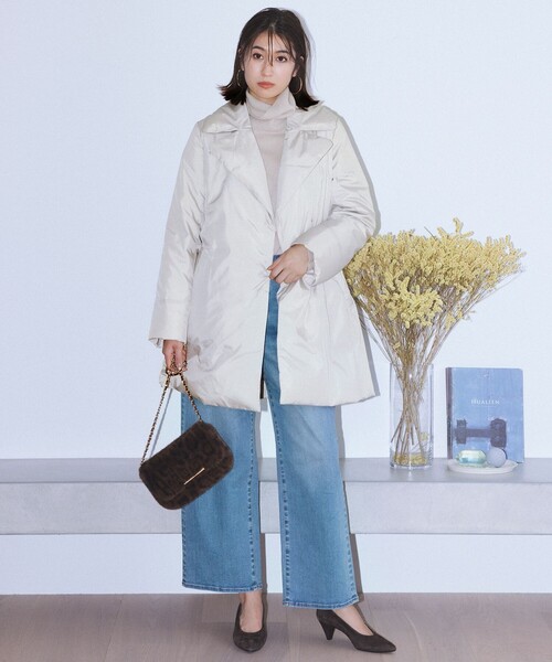 ステッチレスダウン コート（ダウンジャケット/コート）｜自由区