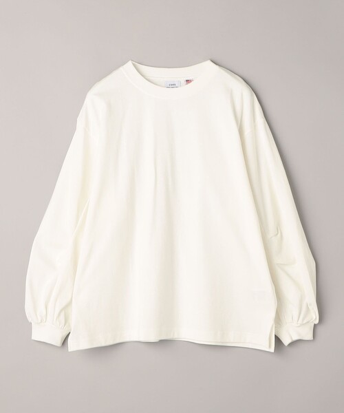 coen（コーエン）の「USAコットンボリュームスリーブロンTEE（Tシャツ/カットソー・レディース・ブラック/オフホワイト/その他1/その他2・M/L）」の2枚目の写真