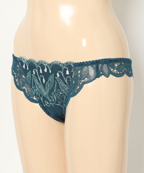 AMOSTYLE BY Triumph(アモスタイルバイトリンプ)の「ストリング(Tバック) アモスタイル × マナミサクライAMST1485 String JX(ショーツ・レディース・パープル/ライム/ホワイト/ピンク/ブルー/ダークグリーン・M)」の15枚目の写真