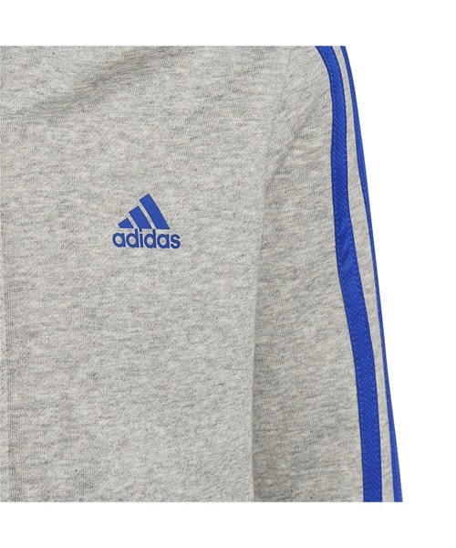 adidas（アディダス）の「アディダス adidas エッセンシャルズ 3ストライプス パーカー（パーカー・キッズ・ネイビー/ブラック/グレー・110cm/120cm/130cm/140cm/150cm/160cm）」の14枚目の写真