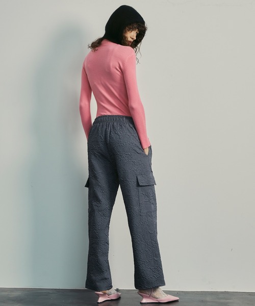 uyu.(ウユ)の「ボトルネックリブニットプルオーバー【uyu./ウユ】(ニット/セーター・レディース・ブラック/レッド/ピンク/アイボリー・FREE)」の7枚目の写真