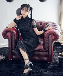 sugar nine（シュガーナイン）の「チャイナレースタイトワンピース 【コスプレ3点セット】（Tシャツ/カットソー）」