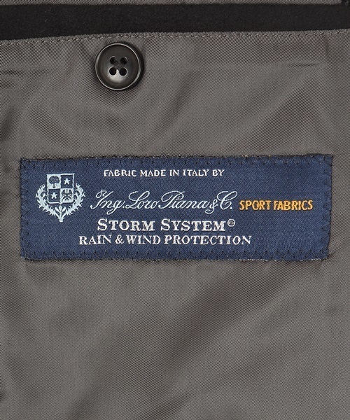 SHIPS（シップス）の「SD: “LORO PIANA”　【STORM SYSTEM】 ドスキン ステンカラーコート （ブラック）■（ステンカラーコート・メンズ・ブラック・LARGE/SMALL/X-LARGE/MEDIUM）」の10枚目の写真