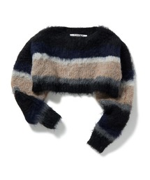 PERVERZE | Double Stripe Top and Scarf(Tシャツ/カットソー)