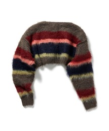 PERVERZE（パーバーズ）の「Double Stripe Top and Scarf（Tシャツ