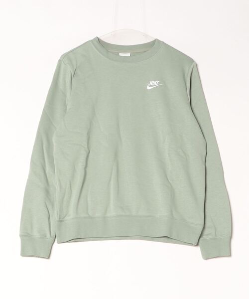 NIKE（ナイキ）の「ナイキ NIKE ナイキ  NSW クラブ STD フリース L/S クルー（スウェット・レディース・ピンク/グリーン/ライトグレー・M/L/S/XL）」の8枚目の写真