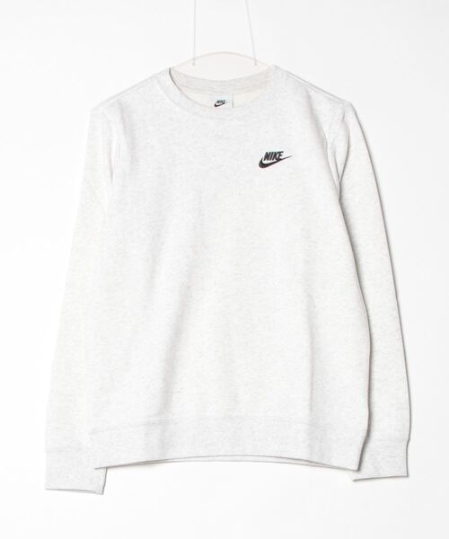 NIKE（ナイキ）の「ナイキ NIKE ナイキ  NSW クラブ STD フリース L/S クルー（スウェット・レディース・ピンク/グリーン/ライトグレー・M/L/S/XL）」の9枚目の写真