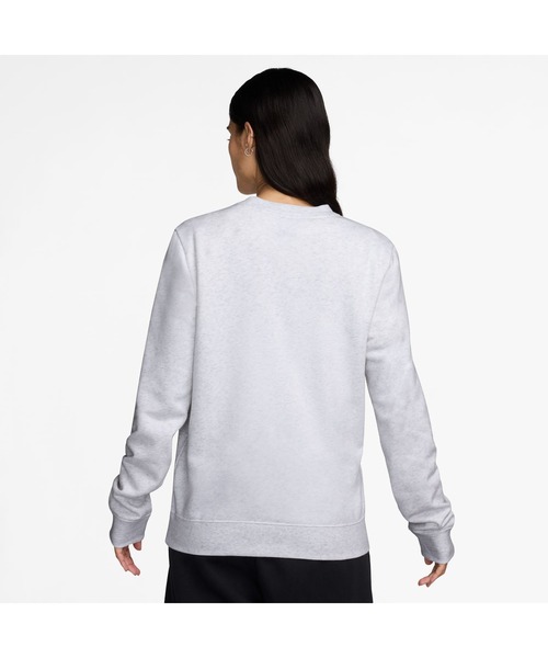 NIKE（ナイキ）の「ナイキ NIKE ナイキ  NSW クラブ STD フリース L/S クルー（スウェット・レディース・ピンク/グリーン/ライトグレー・M/L/S/XL）」の6枚目の写真