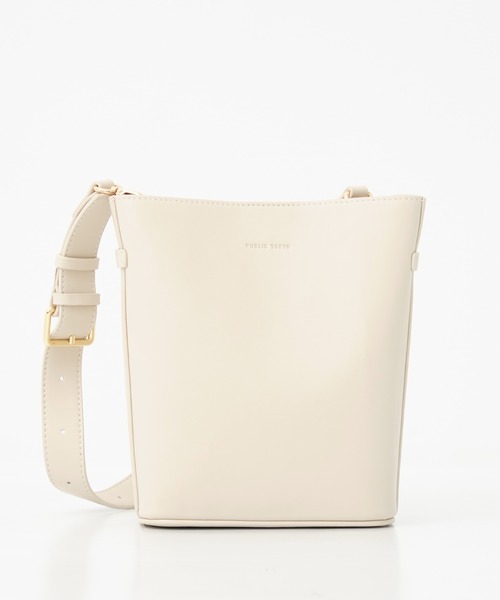 PUBLIC TOKYO（パブリックトウキョウ）の「ワンハンドルバケットBAG（ハンドバッグ・レディース・ブラウン/ベージュ/ブラック/アイボリー・FREE）」の19枚目の写真