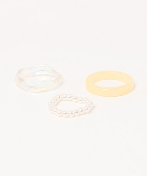apres jour clair（アプレジュールクレア）の「【apres jour clair×ARIAZ】クリアリングセット（リング・レディース・ホワイト/イエロー系その他・FREE）」の7枚目の写真