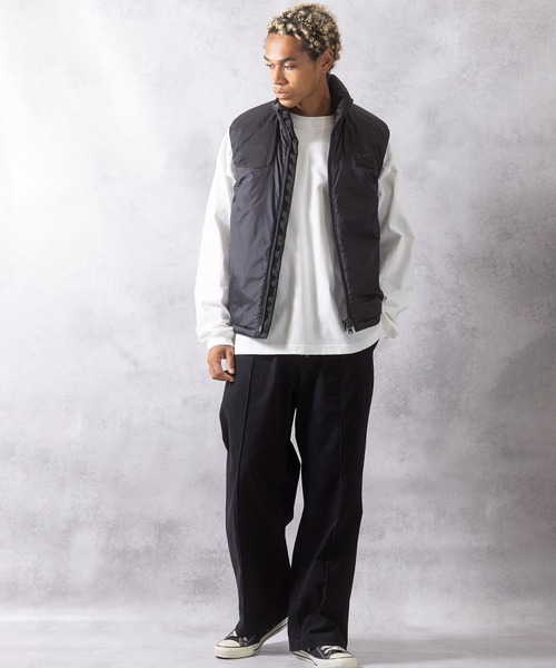 NUMBER (N)INE（ナンバーナイン）の「NUMBER (N)INE/ナンバーナイン SHOULDER PATCH INSULATION VEST（ベスト・メンズ・ブラック・2/4/3）」の6枚目の写真