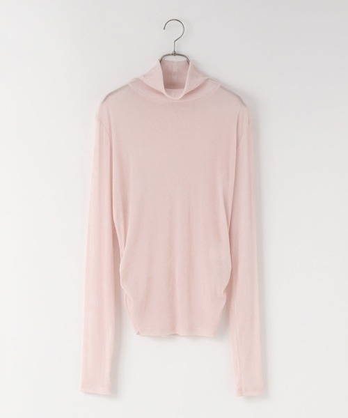 LOWRYS FARM（ローリーズファーム）の「フロッキーチュールハイネックＬＳ（Tシャツ/カットソー・レディース・ピンク/その他/ブラック/オフホワイト・FREE）」の3枚目の写真