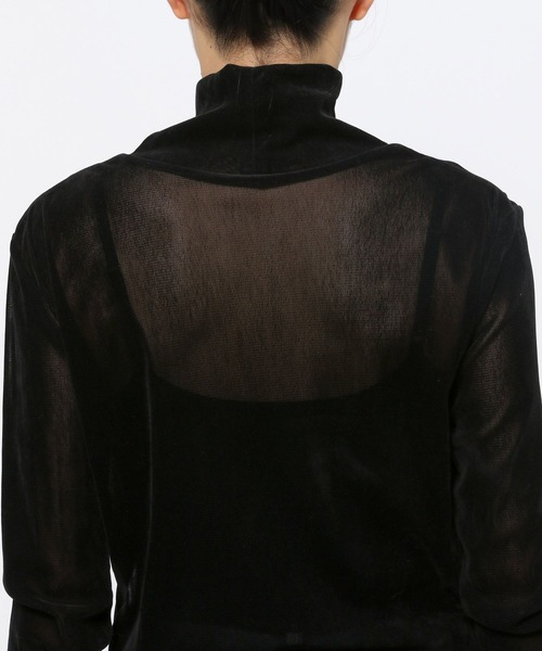 LOWRYS FARM（ローリーズファーム）の「フロッキーチュールハイネックＬＳ（Tシャツ/カットソー・レディース・ピンク/その他/ブラック/オフホワイト・FREE）」の15枚目の写真