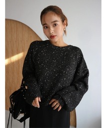 TRUNC | Glitter Nep Cropped Pullover(ニット/セーター)